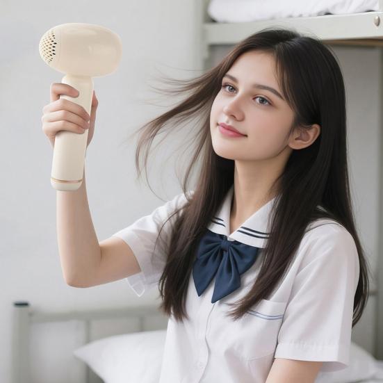 Беспроводной фен с зарядной базой 3-уровневый регулируемый мини-фен USB перезаряжаемый мягкий воздушный поток портативный дорожный электрический фен