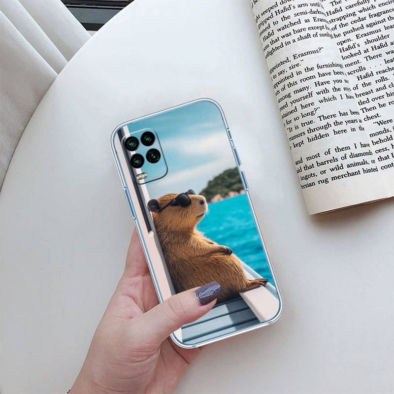 IR4 Capybara Cute Case for Motorola E22S E7 G6 G7 G8 G9 Plus Power Play G10 G20 G04 E30 E40 E22 E20 E13 E15 G22 G23 G05 G75 G35 G55