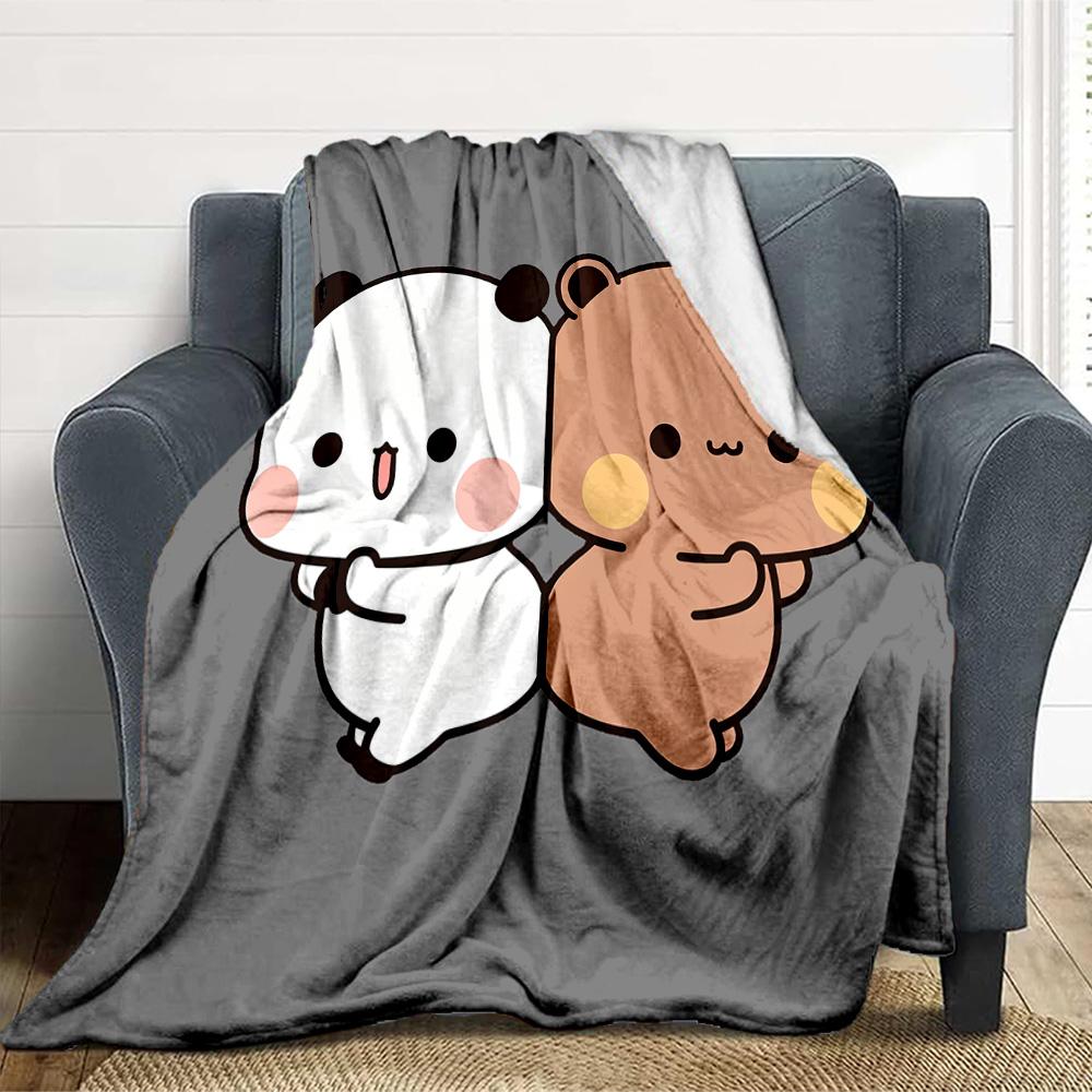 Panda Bear Flannel Blanket Throw Blanket Soft Warm Sofa Bed Camping home Decor Unique Christmas Gift C9261804