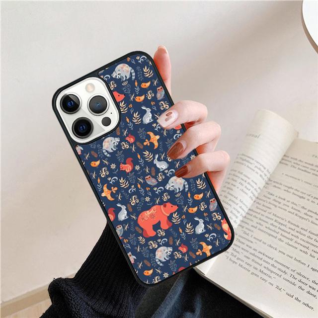 Wild Forest Animal Coque Shell For iPhone 17 Air 15 16 14 13 12 Pro Max 11 Pro Max Plus Phone Case Cover