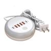 Зарядное устройство PD50W USB Type C 6 портов (2 Type C+4 USB) Сетевой адаптер для мобильного телефона со светодиодной подсветкой для зарядки телефона в путешествии