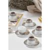 Globe Set Of 6 Coffee Cups 80 Ml