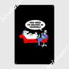You Need To Believe In Yourself Funny Unicorn Psychiatrist Poster Metal Plaque Cinema Wall Decor Custom Tin Sign Poster