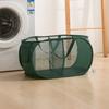 Yousheng Large Capacity Laundry Basket with Side Pocket - Thickened, 2 Compartments, Multifunctional Sorting, Collapsible Mesh Laundry Hamper Bag