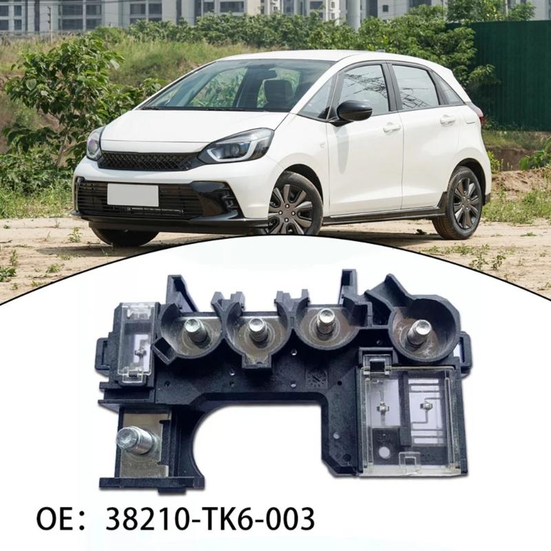Replacement Car Battery Terminals Fuses Block Holder 38210-TK6-003 for 2009-2016 Auto Accessories Easy Installation