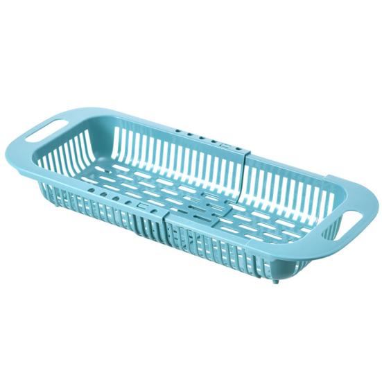 Retractable Drain Basket Over-the-sink Multifunction Food Grade Extendable Fruit Vegetable Washing Drainer Colander Strainer Bowl Tableware