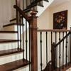 Solid Red Oak Stair Handrail for Outdoor, Villa, and Balcony Railing