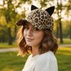 Breathable Duckbill Hat Adjustable Sun Hat Fashion Cat Ears Baseball Cap  Four Season