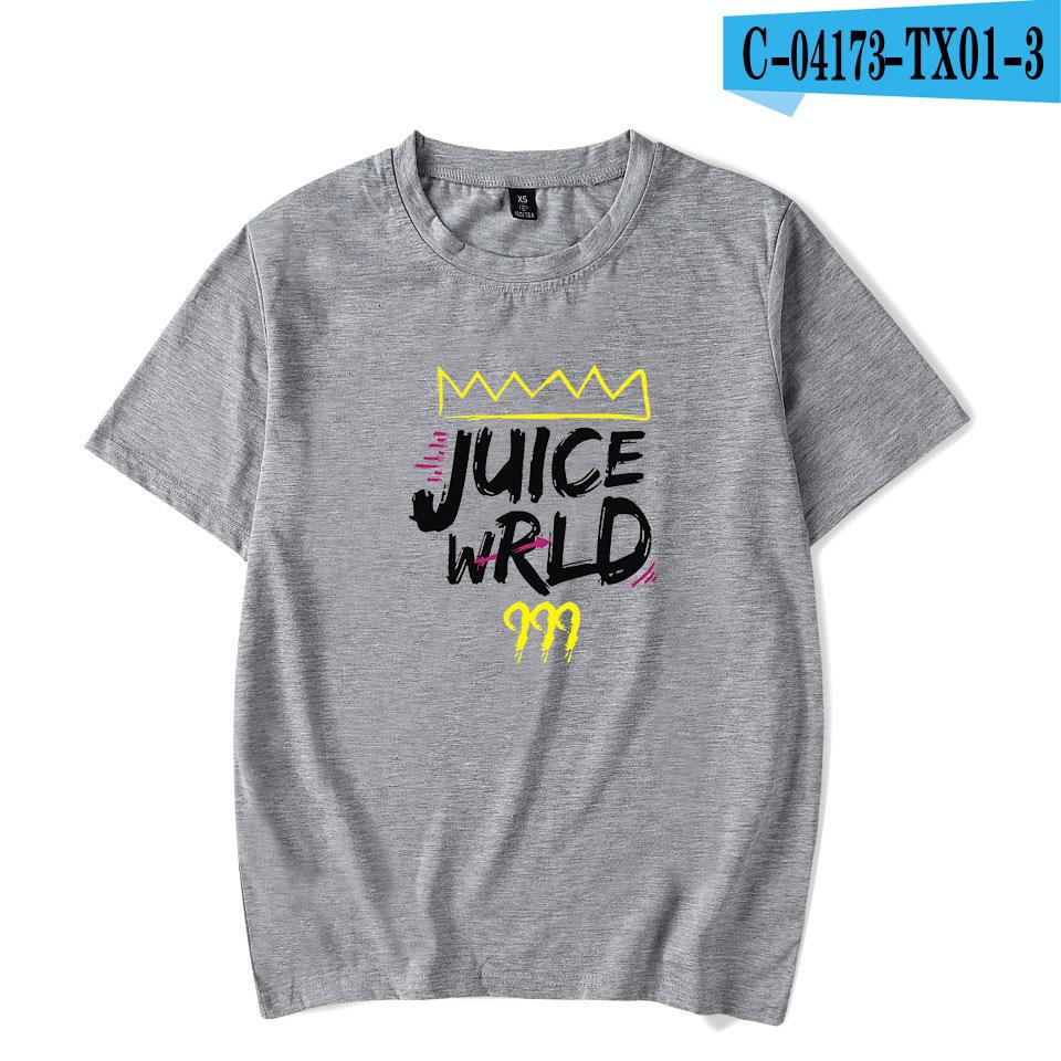Летняя футболка в стиле хип-хоп Juice WRLD, унисекс, женская мода, футболки в стиле Харадзюку с короткими рукавами для мальчиков и девочек, повседневная черная крутая футболка, топы