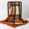 Spring/Summer New Women'S Silk Scarf 90 * 90cm Simulated Silk Twill Square Scarf Fashion Printed Large Square Scarf Professional Scarf