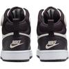 Nike Court Borough 2 Кожаные кроссовки средней высоты для скейтбординга Детские Белый Бордовый Унисекс CD7782-126