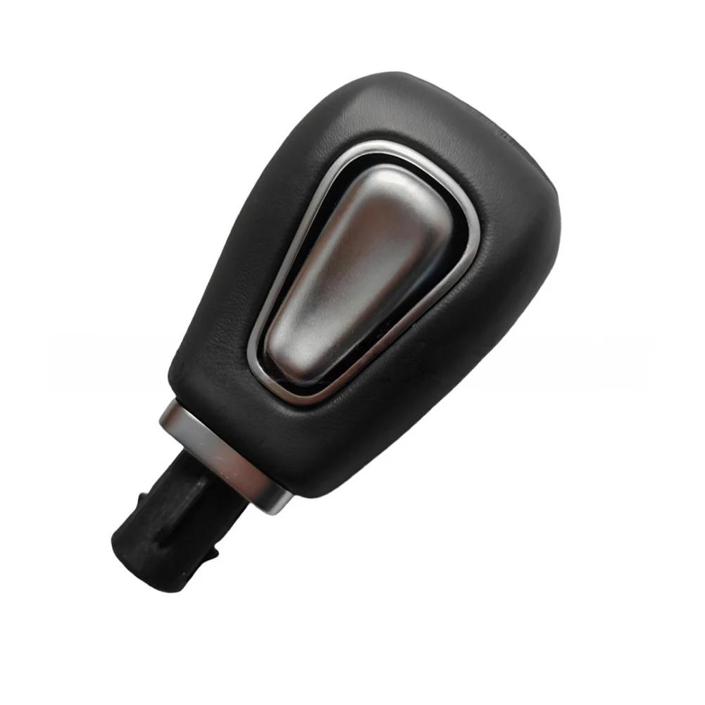 Car Gear Shift Knob Lever Black Leather For Hyundai For Santa Fe 2019-20 For Hyundai For Staria 2025-2025