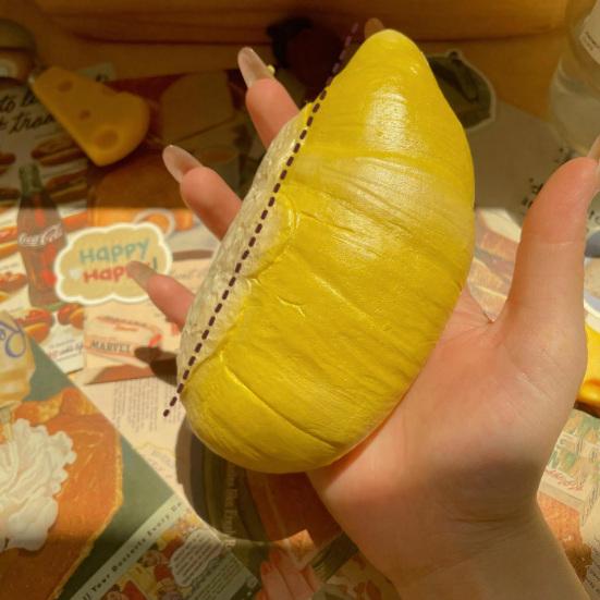 Реалистичная игрушка-пищалка из дуриана, игрушка с медленным отскоком, игрушки для снятия стресса, гаджет-антистресс на тему еды для детей и взрослых