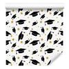 Graduation Wallpaper White and Light Gray 50x1000