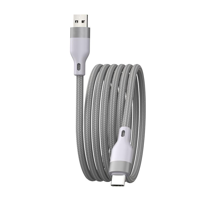 Factory 5A Fast Charging Type C Charger Cable Nylon Jacketed Magnetic Mobile Phone Data Cable