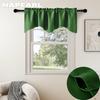 1PC NAPEARL Solid Color Versatile Waveform Curtain Window Decoration Short Curtain for Living Room Small Window