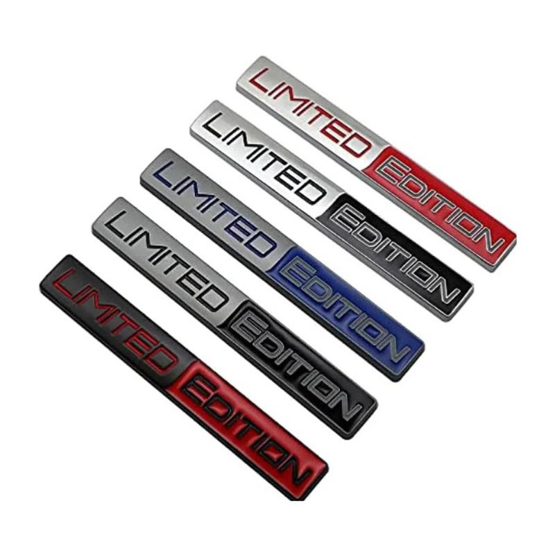 Limited Edition 3D Metal Logo for Car Front Emblem Side Mudget Rear Trunk Badge Universa Car Decoration Sticker
