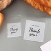 100pcs Plastic Gift Bags Thank You Cookie Bag Wedding Birthday Party Gatherings Biscuit Baking Home Packaging Self-Adhesive Bag