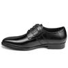Fashion High Grade Men Derby Formal Leather Shoe Lace Up Brogue Dress Wear Male Wedding Shoe Social Office Genuine Cephalopod Shoes Gift
