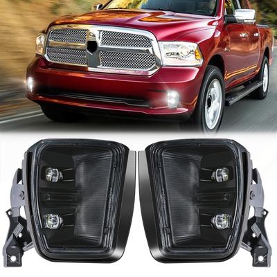 Для Dodge Ram 1500 2013 2014 2015 2016 2017 2018 светодиодные противотуманные фары белые DRL бампер фары дальнего света водонепроницаемые автомобильные аксессуары 12 В