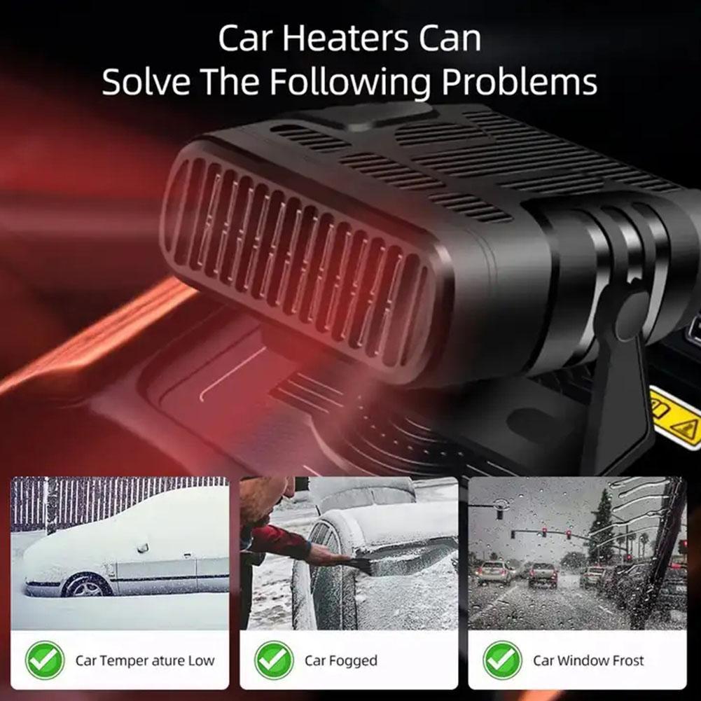 120 Вт Автомобильный обогреватель, электрический вентилятор охлаждения, портативный электрический сушильный аппарат, устройство для удаления запотевания ветрового стекла, демистер, дефростер