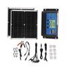 Solar Panel Kit 50W Solar Panel 60A Solar Charge Controller Set with 2 USB Output for RV Camping