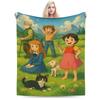 Heidi, Girl of the Alps Blanket Soft Fleece Healing Gift  Throw Blankets Bedspread