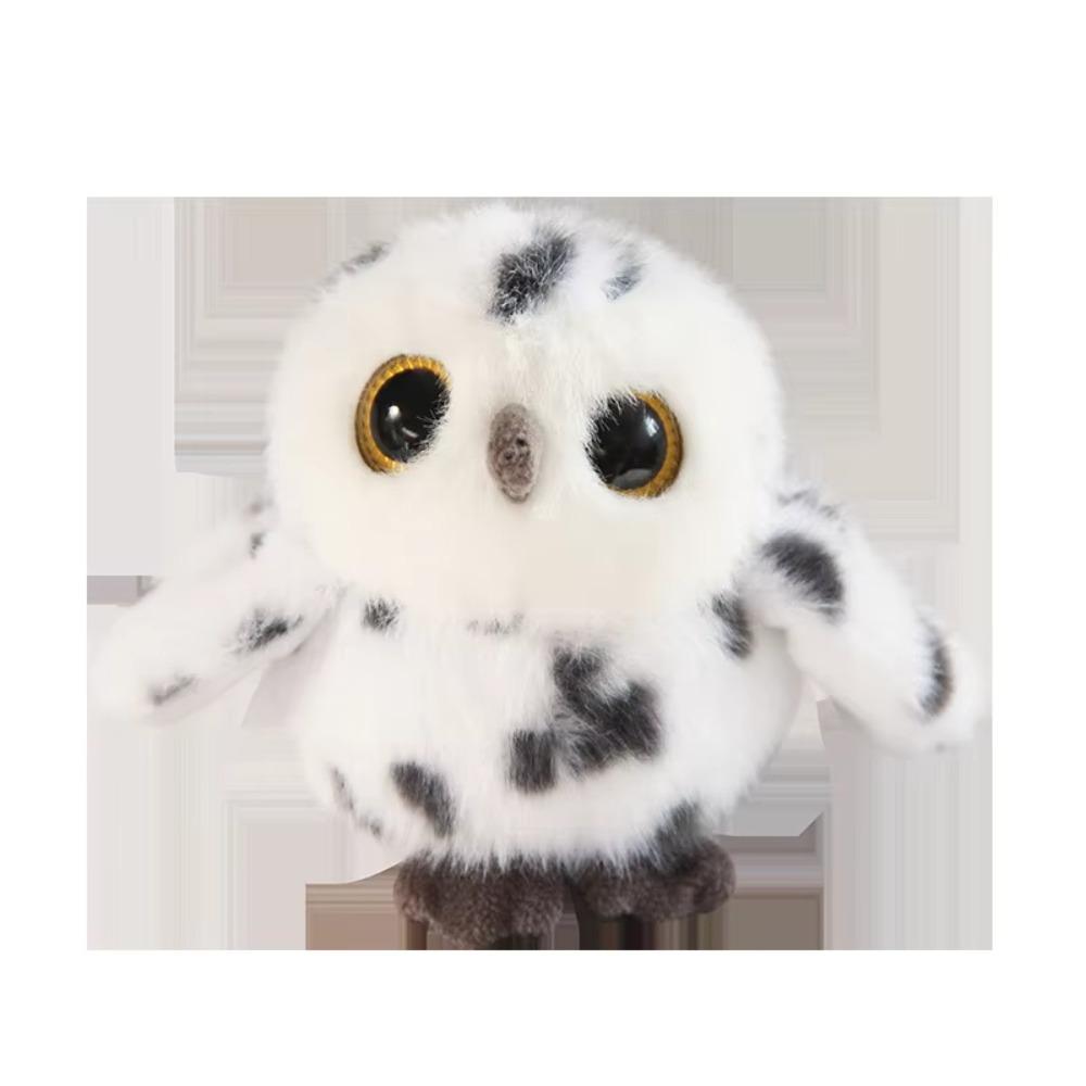 Cartoon Bird Doll Keychain Stuffed Animal Owl Doll Plush Owl Plush Pendant School Bag