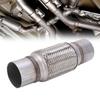 2,5x10 дюймов выхлопная гибкая труба из нержавеющей стали гофрированная гибкая соединительная труба для грузовых автомобилей