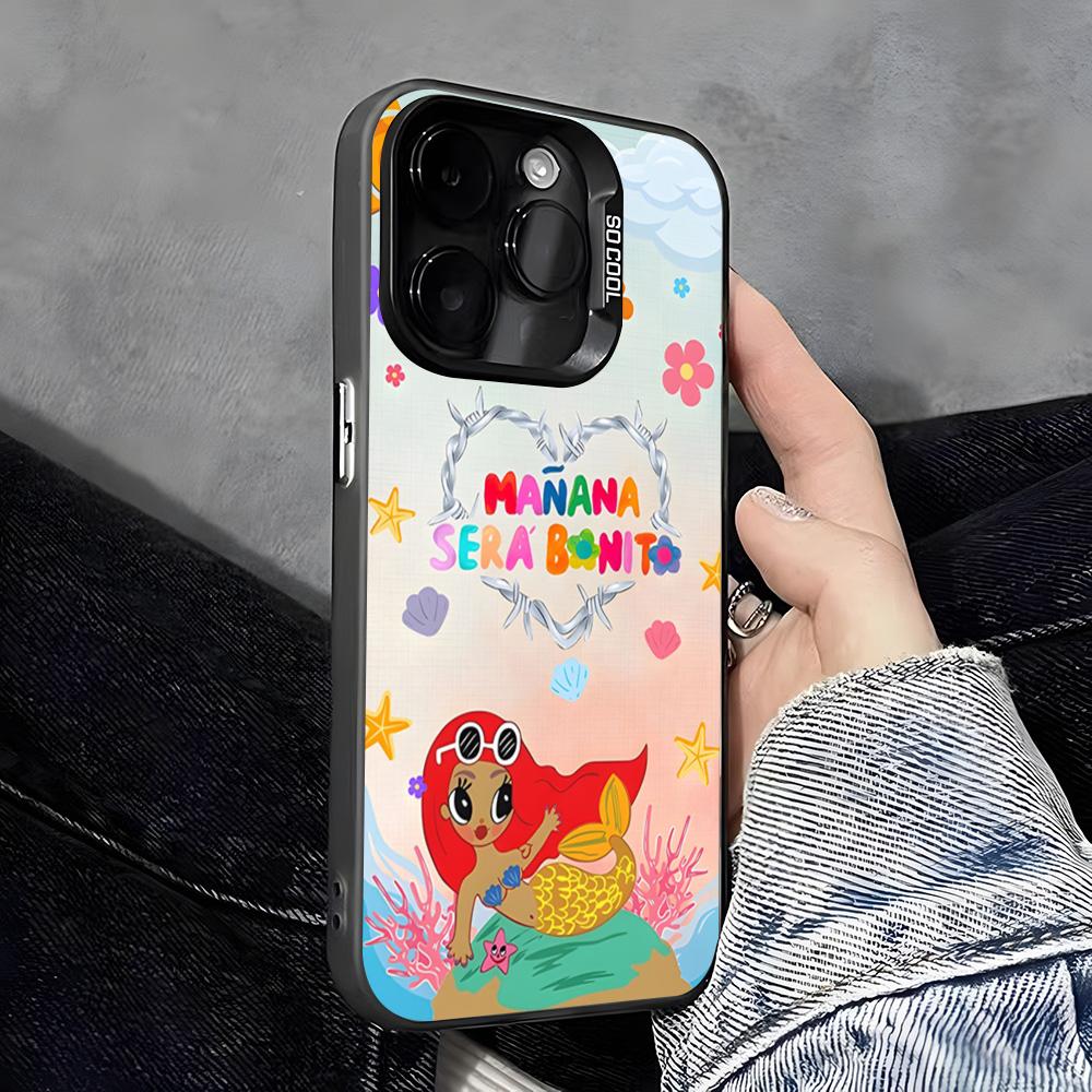 Чехол для телефона K-Karol G Manana Sera Bonito Для IPhone 17 Pro Max 16 Pro Max 15 14 13 11 12 Mini Xs X Xr 7 8 Plus Se Цвет Серебристый Co