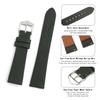 17mm 19mm 20mm Vintage Leather Watch Strap Blue Red Green Colors Crazy Horse Leather With Quick Release Replacement Watchband