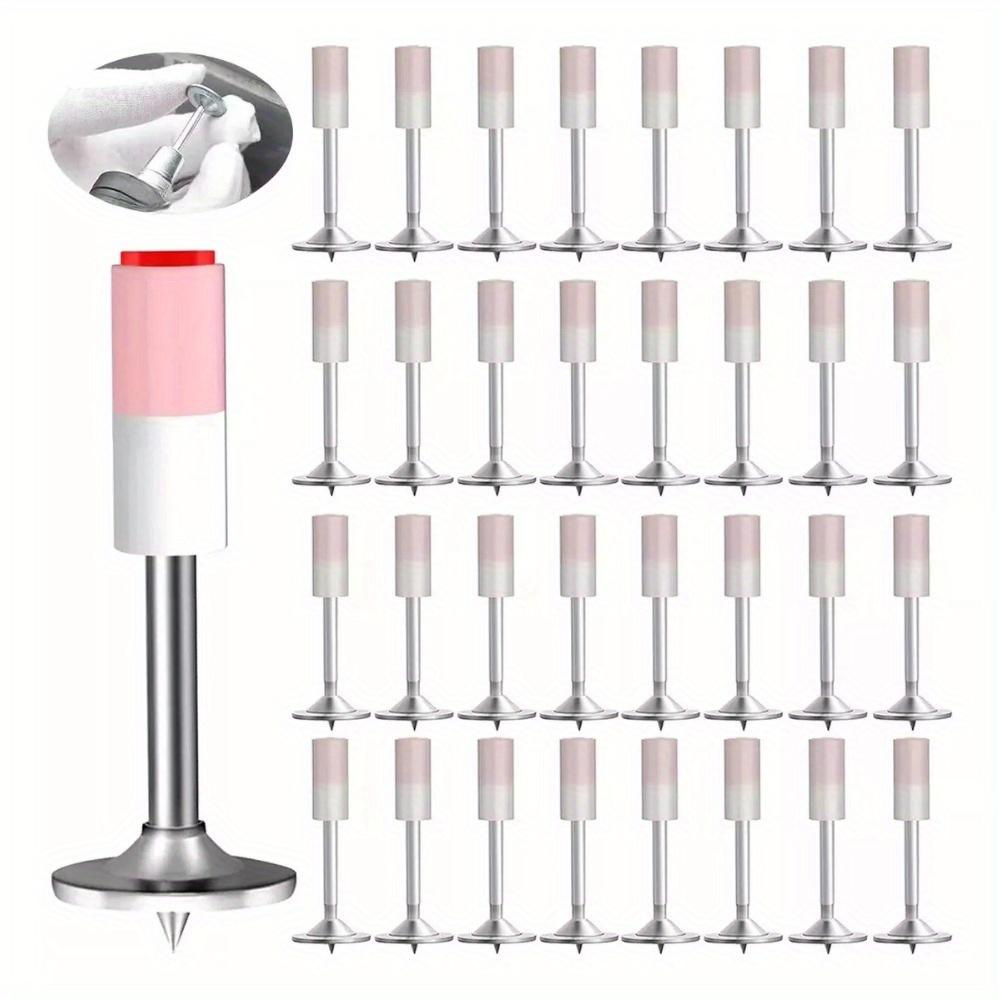 90 шт. Мощные гвозди для бетона Многоцелевые стальные мини-круглые гвозди Устойчивые к ржавчине плотницкие специальные гвоздезабивные пистолеты Аксессуары