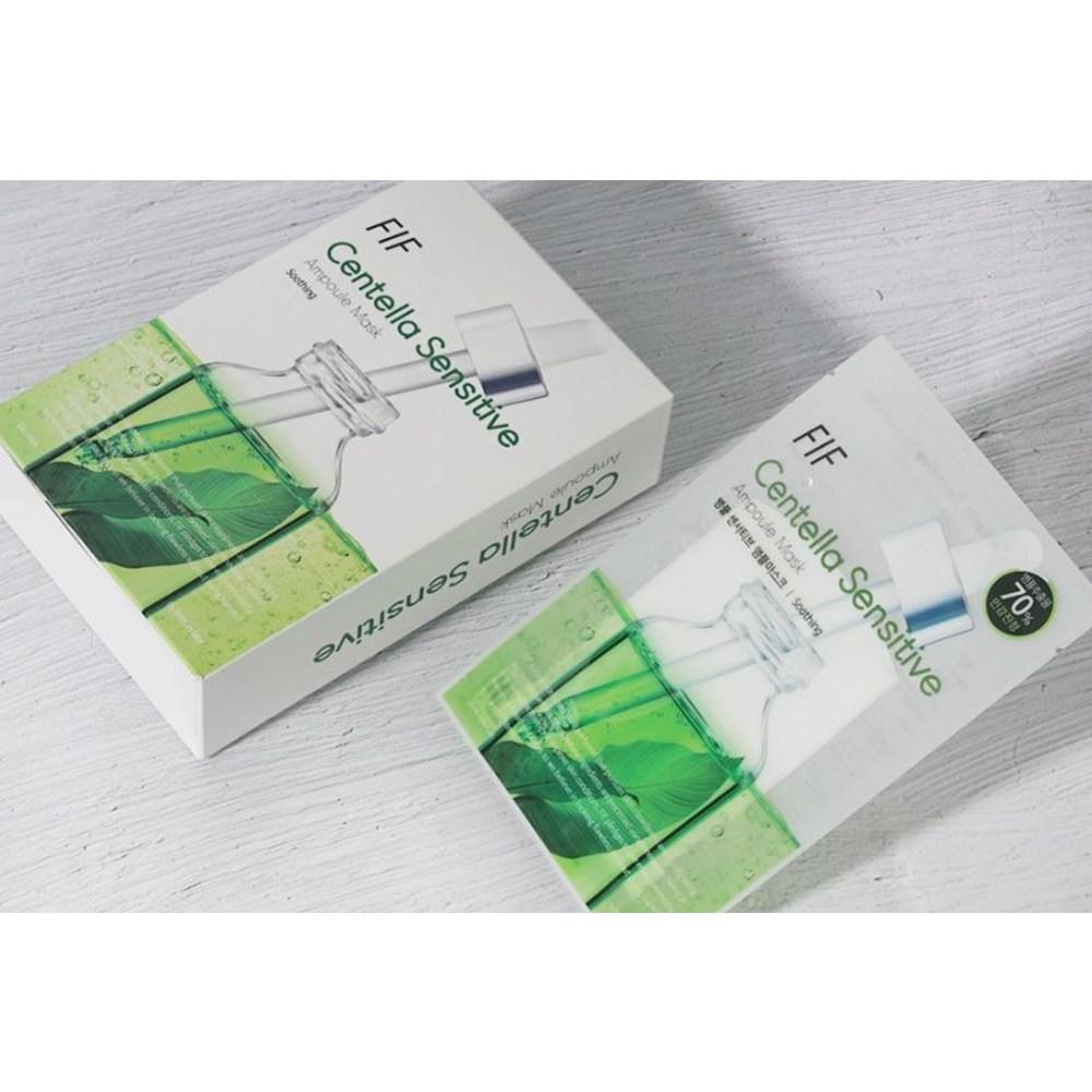 FIF Centella Asiatica Sensitive Ampoule Mask Pack, 10 Packs, 1 Pack