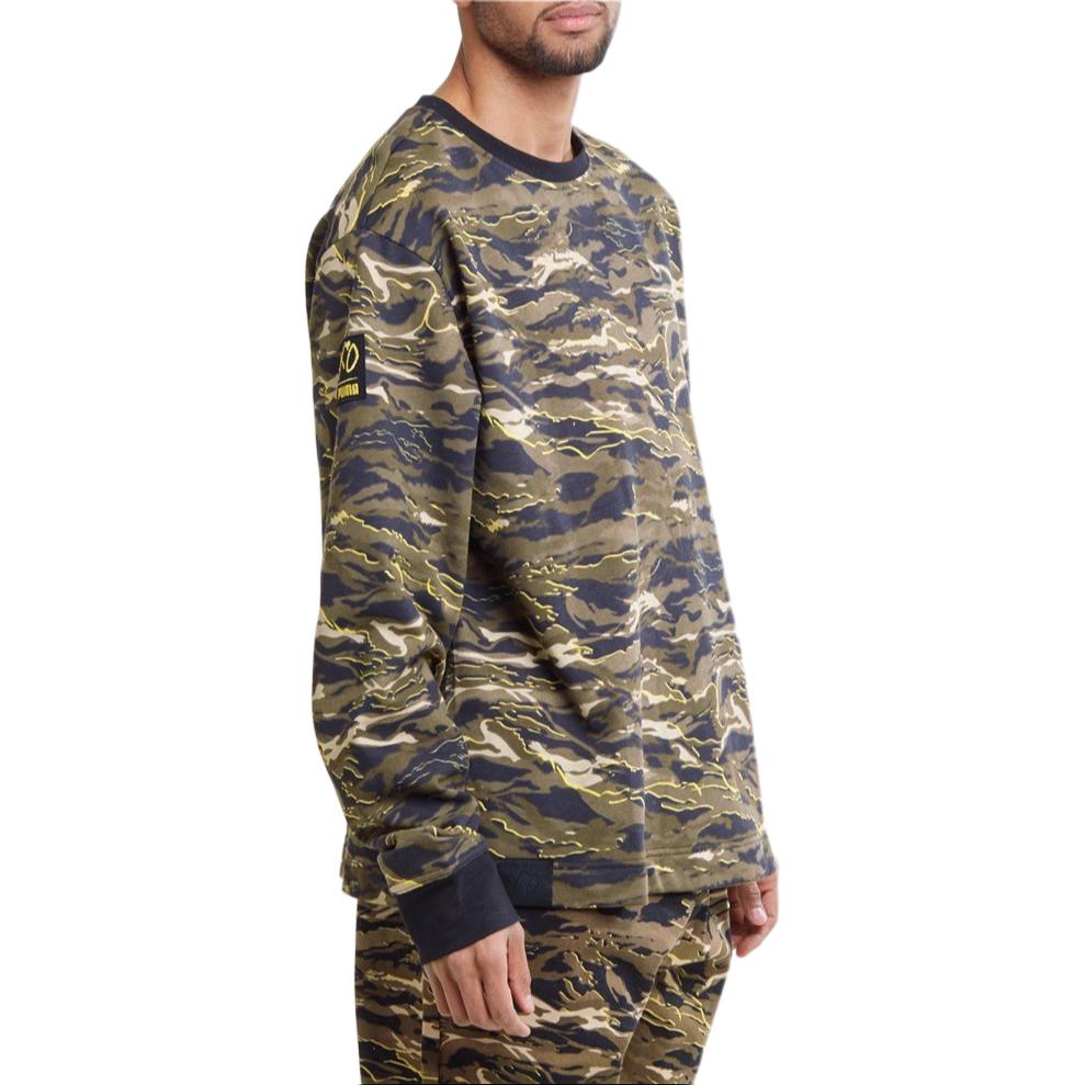 Puma X XO Oversize Crew Camouflage Casual Pullover Sweatshirt Men sweatshirt 575347-51