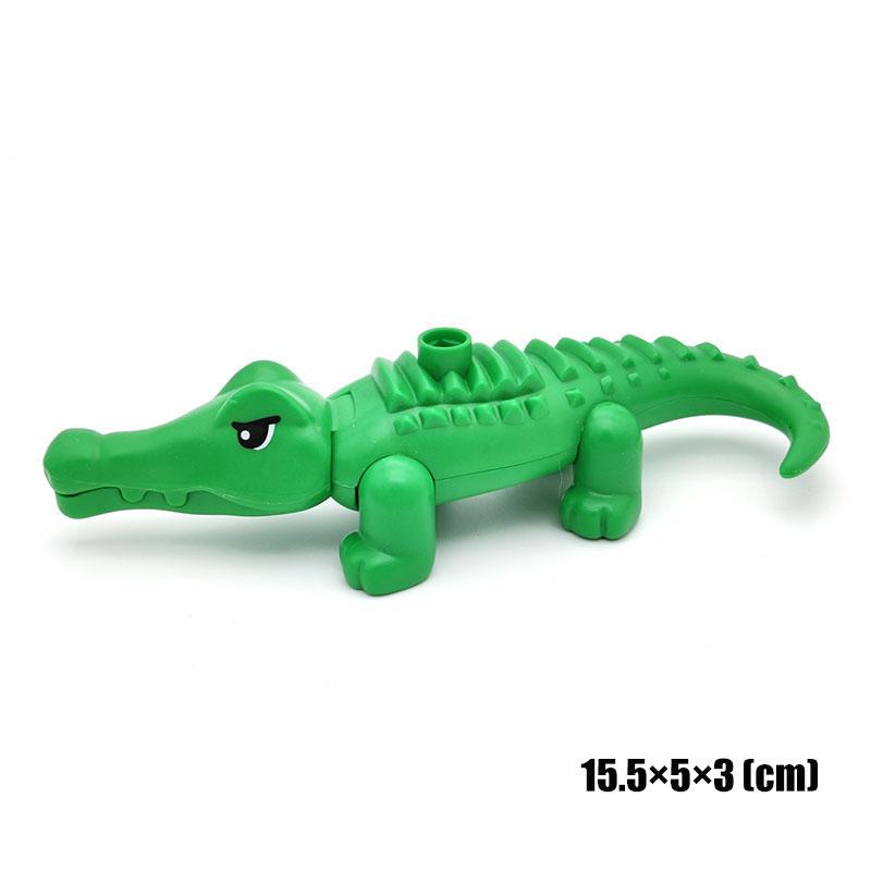 Big Size Building Blocks Animal Accessorie Compatible Duplo Rabbit Fish Bear Chicken Pig Duck Dog Cat Horse Cow Sheep Toys Gifts