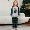 Christmas Parent Child Family Set Home Furnishings Christmas Pajamas Two Piece Set