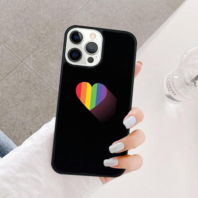 RAINBOW FLAG GAY LESBIAN PRIDE LGBT Phone Case Cover For iPhone 17 Air 15 16 14 13 12 Pro Max 11 Pro Max Plus