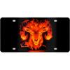 Aluminum Metal Front License Plate Cover Decorative Car Plates Rust-Proof Waterproof 6x12 Inch Bear Mountain Car Accessories