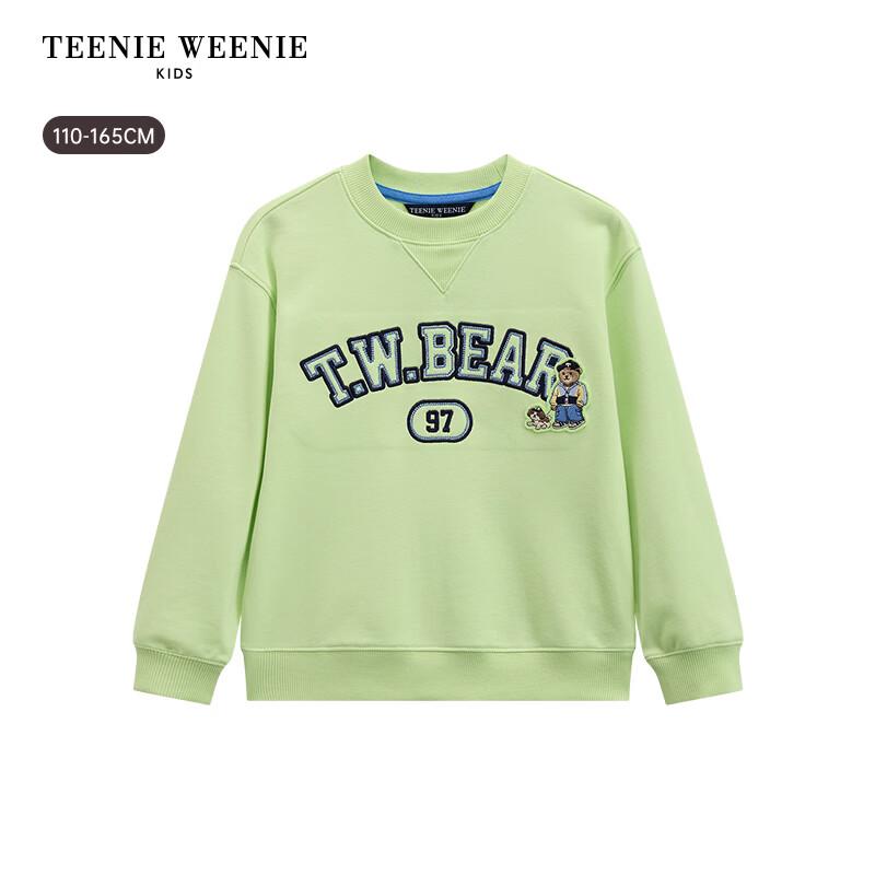Teenie Weenie Стильная толстовка для мальчика с принтом букв, с длинным рукавом