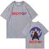 2026 Готские хлопковые оверсайз футболки Робби Уильямс BRITPOP Мировой тур Футболка Мужская Женская Харадзюку Короткий рукав Круглый вырез Повседневная рубашка