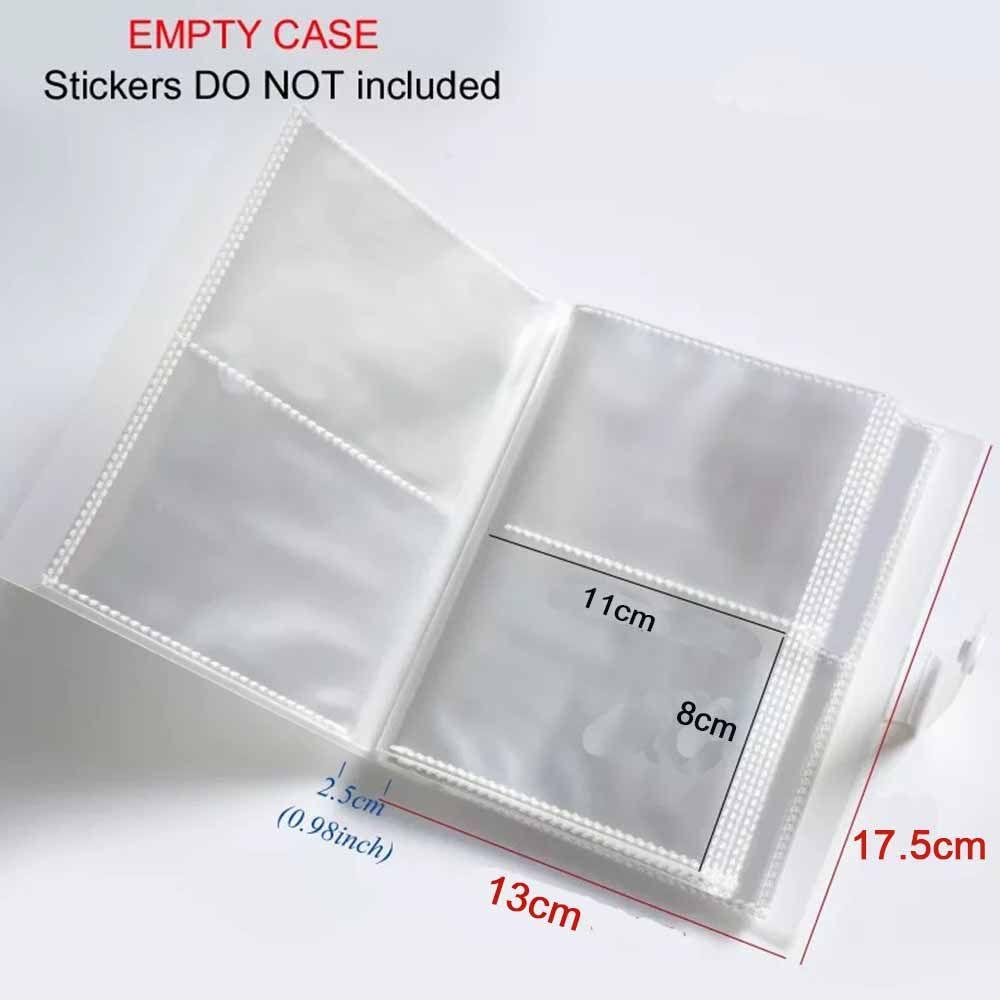 Показывая Книга Маникюр Блокнот Книга для хранения наклеек для ногтей Прозрачный Альбом для ногтей