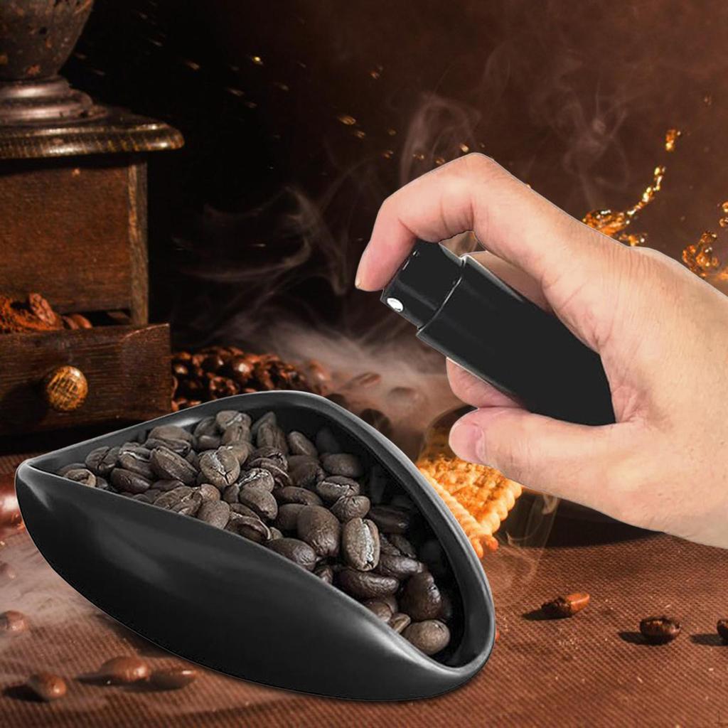 Coffee Bean Dosing Cup Condiment Plate Ceramics Display Tray Measuring Weighing Bowl for