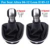 1 шт. Черная ручка переключения передач 5/6 скоростей с чехлом для Seat Altea 2004-2012/ Leon 2005-2012
