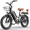 2026 best-selling LD20 electric assisted female 750W 48V 20AH lithium battery male and female adult urban electric bicycles