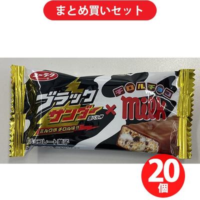 Yuraku Black Thunder Chirole шоколадно-молочный вкус 20 шт.. Шоколад