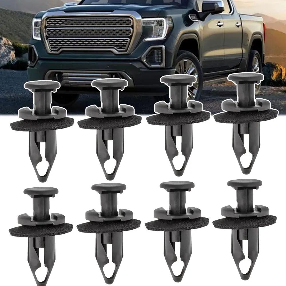 50 шт. Черный верхний кожух панели поддержки сердечника радиатора фиксатор нейлоновый зажим многофункциональный для 11561878 аксессуары для тюнинга автомобиля