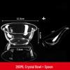 DISHJOY Disposable Crystal-Look Dining Set