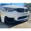 4x High Quality ABS For BMW M3 F80 M4 F82 MP Style·2014-2020 Car Front Bmuper Lip Spoiler Glossy Black Or Carbon Fiber Look