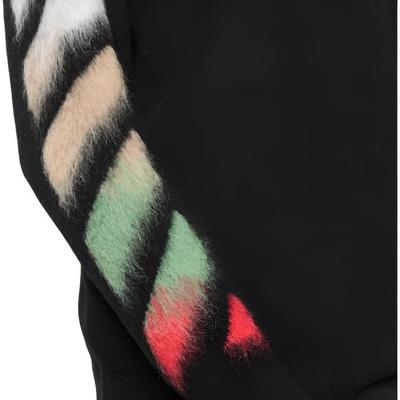 Свитер OFF WHITE с мотивом диагональных стрел OMHA036R21KNI0011084