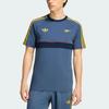 Men's Adidas Originals T-Shirts Men's Soft Ink Blue Crew Neck Moderate Other